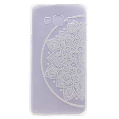 

Flower of semicircle Pattern Soft Thin TPU Rubber Silicone Gel Case Cover for Samsung GALAXY J3 Pro