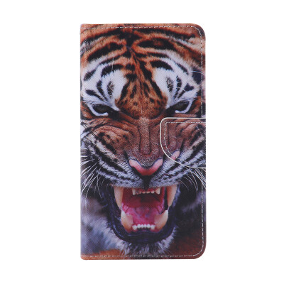 

Tiger Design PU Leather Flip Cover Wallet Card Holder Case for SAMSUNG A9