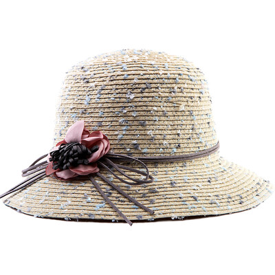 

Hampshire hanshop shade hat outdoor straw hat summer lady sun weave hat foldable beach hat HSM27 light yellow 57cm adjustable