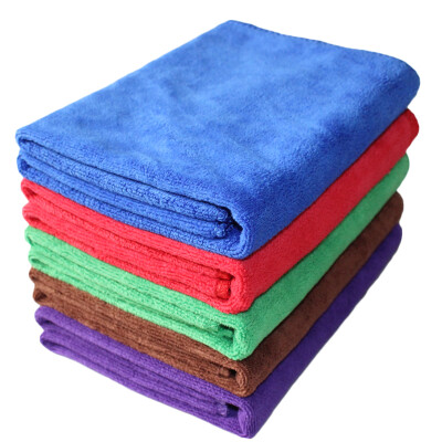 

Car kiss 5 pieces of fine fiber towel towel thick type 60CM 40CM red green blue coffee color purple