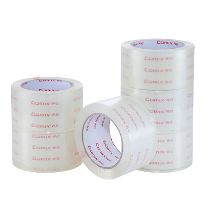 

COMIX) JT6010-6 transparent sealing wide tape 60mm * 100y (91.4 m) 6 rolls / tube