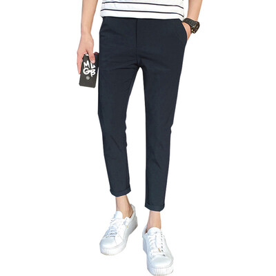 

GLO-STORY pants pants men's fashion casual pants feet men's pants LXK71087 blue 34