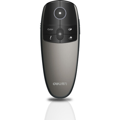 

Effective deli 2806 rechargeable airborne mouse laser pen PPT flip pen electronic pointer 4GB to receive U disk red