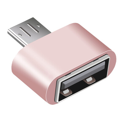 

BYY USB2.0 to Micro OTG адаптер Розовое золото Мобильный телефон OTG Эндрюс кабель для преобразования данных для Meizu / Samsung / просо и т. Д.