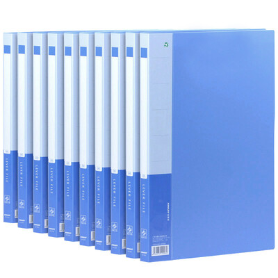 

KINARY (KINARY) AF502-10 A4 excellent series of single strong pocket folder blue 10 loaded