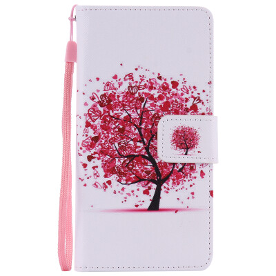 

Flower Design PU Leather Flip Cover Wallet Card Holder Case for SONY X Performance