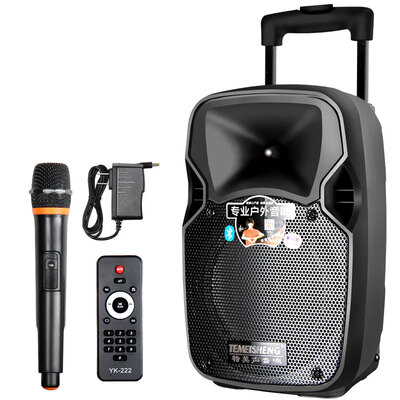 

TEMEISHENG A4-6 квадратный танец портативный Bluetooth динамик портативный аудиокарты мощный усилитель мощности
