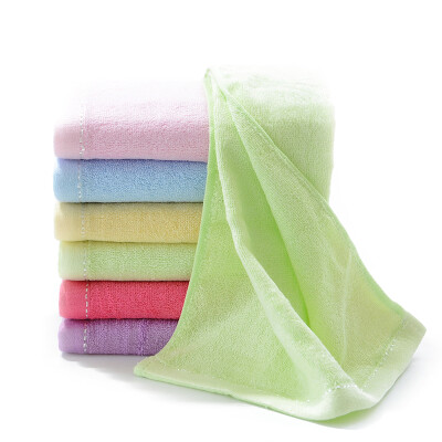 

Bamboo bamboo fiber towel soft absorbent bamboo charcoal face wash towel silver side section pink