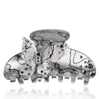 

Royal salsa Royalsasa head ornaments hair ornaments catch chuck hair claw acrylic crystal gray