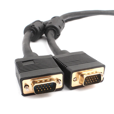 

Rui Fu REVOFREE CY158 HD VGA cable computer TV monitor video line projection signal line 3 9 core double magnetic ring 15 meters