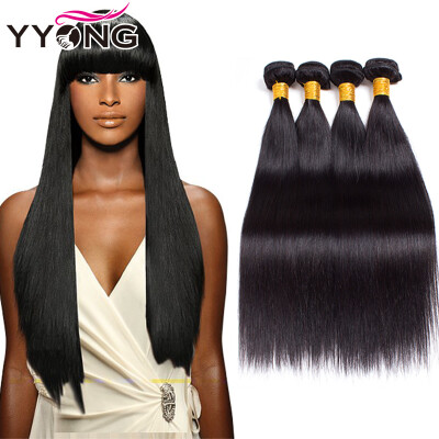 

Smoooth Brazilian Virgin Hair Straight 8A Grade Brazilian Human Hair 4 Bundles Peerless Virgin Hair YYONG Bresilien Straight