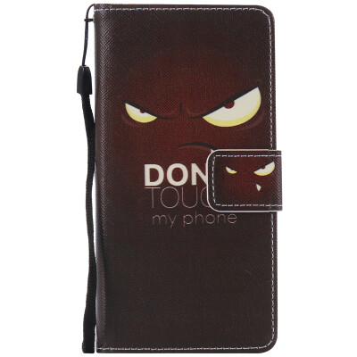 

Eye Design PU Leather Flip Cover Wallet Card Holder Case for SONY M2