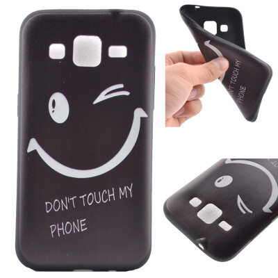 

Smiling face Pattern Soft Thin TPU Rubber Silicone Gel Case Cover for Samsung Galaxy Core Prime G360