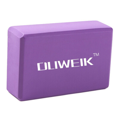 

Deweyer Yoga Bricks High Density EVA Purple Green Yoga Auxiliary Bubble Brick Dance Aids Pink