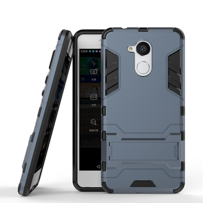 

Dark blue Slim Robot Armor Kickstand Shockproof Hard Rugged Rubber Back Case For HUAWEI Honor 6S