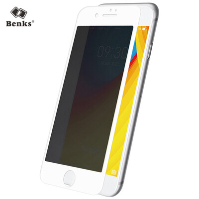 

Bunkers Benks Apple AppleoPhone7 tempered film 3D surface full-screen full coverage of the tempered film Apple 7 soft edge anti-broken mobile phone protective film white