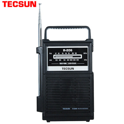 

Tecsun (Tecsun) радио аудио карман портативный портативный пожилой FM / средняя волна двухполосный портативный пожилой маленький полупроводник R206