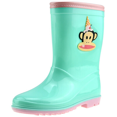 

PaulFrank рот обезьяна ребенок дождь сапоги мужчины и женщины ботинки младенца модные ботинки для воды PF1003 зеленый 32 ярдов
