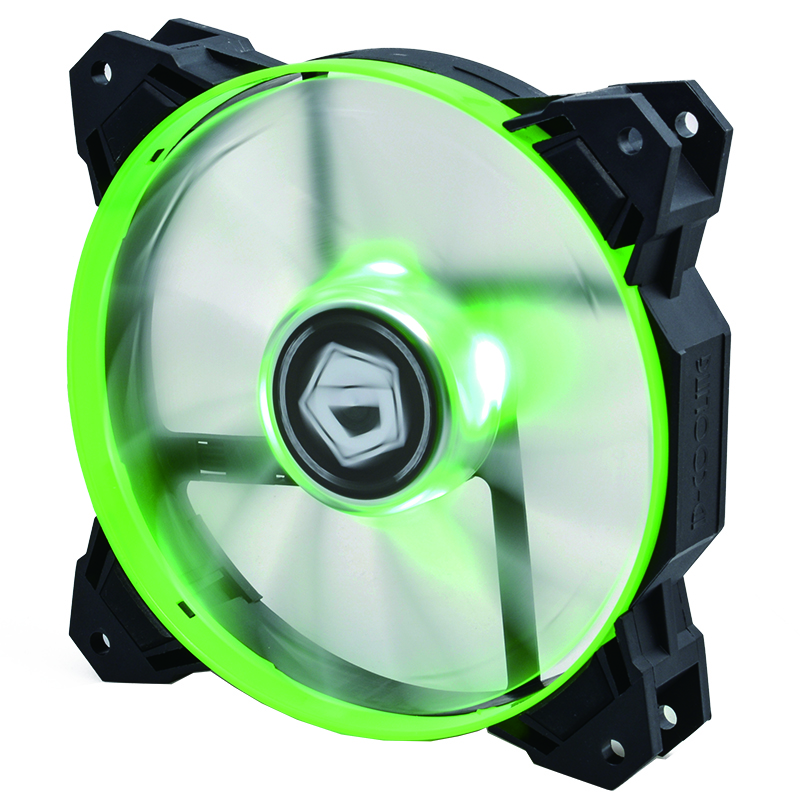 

ID-COOLING PL-12025-B LED Blu-ray high-performance chassis fan 800-2200 temperature control with shock pad