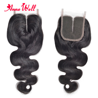 

7A Grade Body Wave Hair Lace Closure Bleached Knots Closure 4*4 Indian Virgin Hair Lace Closure Human Hair Free Middle 3 Part