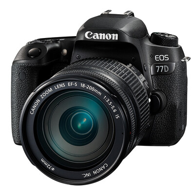 

Комплект Canon EOS 77D SLR (EF-S 18-200 мм f / 3,5-5,6 IS)
