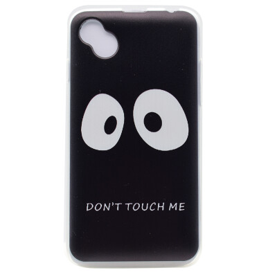 

Do not touch me Pattern Soft Thin TPU Rubber Silicone Gel Case Cover for Wiko Sunny