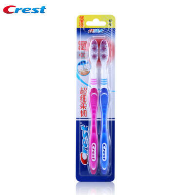 

Crest Soft Bristles Nanometer Toothbrush Deep Clean Antibacterial Gum Care Couple Tooth Brush Twin Pack