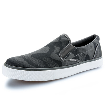 

Yi Di (YIDI) men's shoes fashion sports men's casual shoes low sets of sleeves camouflage canvas shoes D8083 black 42