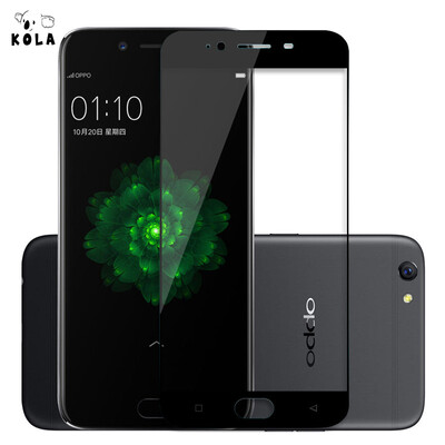 

KOLA OPPO R9s tempered film full screen cover mobile phone protective film 55 inch screen black