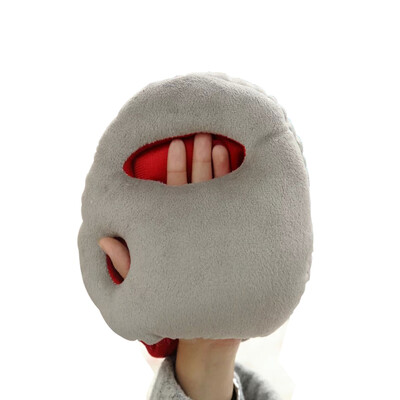 

Bancaini Travel U-pillow Series Творческие страусовые перчатки Подушка путешествия Лязные перчатки Подушка с подушкой для сидения Подушка Red