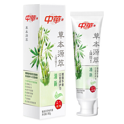 

China (ZHONGHUA) Shen Nong series Yuchi Chiba source of gingival care gingival fresh breath toothpaste light bamboo type 90g