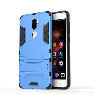 

Синий Slim Robot Armor Kickstand Ударопрочный жесткий корпус из прочной резины для Coolpad Cool 1