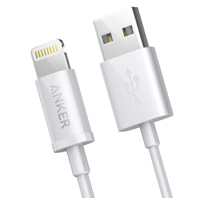 

Anker Anke MFi сертификация 7/6 / 5s Apple data cable 1,8 м белый мобильный телефон зарядное устройство шнур питания поддержка iphone5 / 6s / 7P / SE / ipad airmini