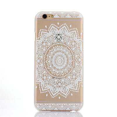 

White Flower Pattern Soft Thin TPU Rubber Silicone Gel Case Cover for IPHONE 6 Plus6S Plus