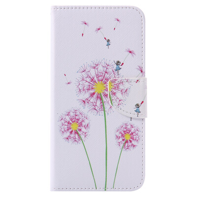 

Pink Dandelion Design Кожа PU откидной крышки Кошелек для карты Держатель для HUAWEI HONOR 5X