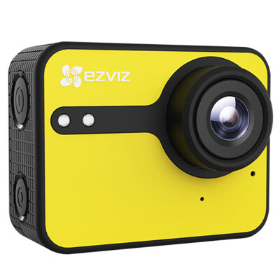 

Fluorite EZVIZ S1C sports camera yellow dual mode sports camera intelligent camera HD outdoor aerial diving remote control camera