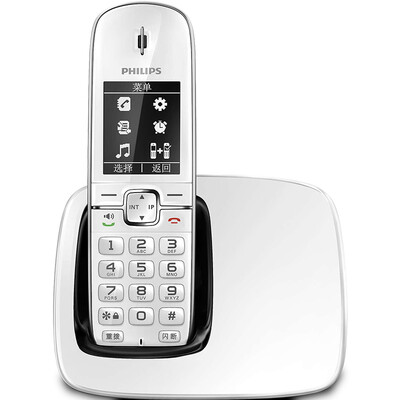 

Philips (PHILIPS) DCTG490 цифровой беспроводной телефон Caller ID / DECT / голос отчетности / полное китайское меню / Handsfree (черный)