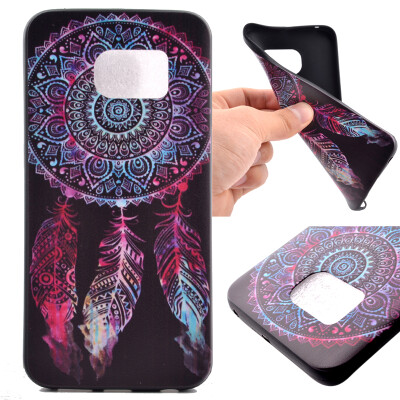 

Dreamcatcher Pattern Мягкий тонкий ТПУ резиновый силиконовый гель Дело Чехол для Samsung Galaxy S6 Edge