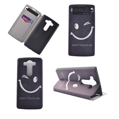 

Naughty Smile Design PU Leather Flip Cover Wallet Card Holder Case for LG V10H968