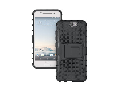 

Htc A9 CaseGangxun Heavy Duty Armor Dual Layer Rugged Hybrid Hard Shockproof Case with Kickstand for Htc A9 Cover (black