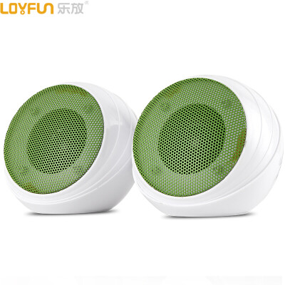 

Leo LOYFUN LF-806 20-channel mini USB computer speakers audio-controlled notebook desktop audio green