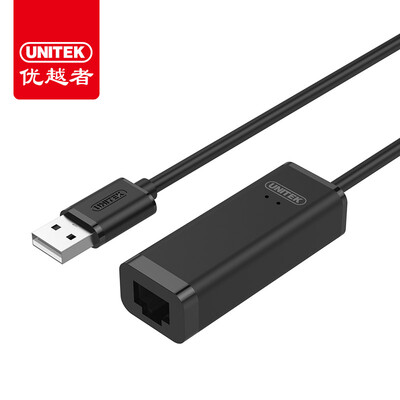 

UNITEK USB20 network converter RJ45 cable interface usb cable network card free of charge Apple Mac laptop network port converter Y-1468ABK