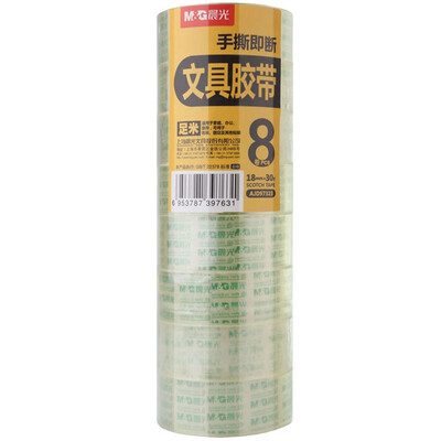 

Morning light  & G AJD97323 office stationery small tape 18mm30y2742  8 package