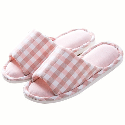 

[Jingdong supermarket] lover home flax slippers couple slippers floor slippers pink 37/38 yards LJ8501