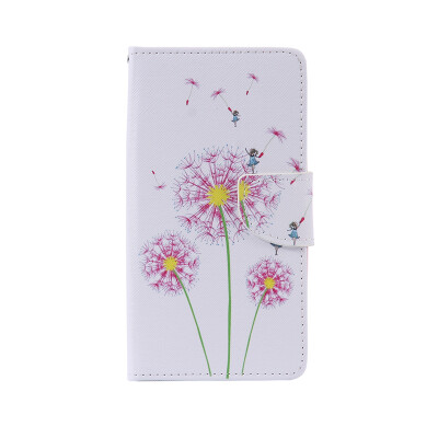 

Pink Dandelion Design PU Leather Flip Cover Wallet Card Holder Case for LG LS770