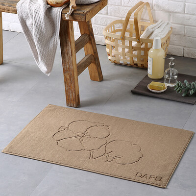 

DAPU floor towel Home textile class A cotton floor towel bathroom slip mat thick terry absorbent floor mats 440g 50 * 80cm