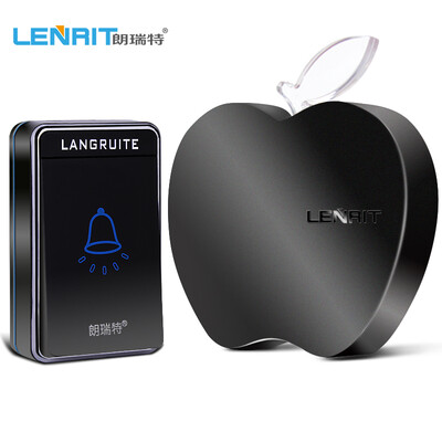 

Lenrit LR-1658 Lithium battery doorbell DC home wireless doorbell old call guest guest black