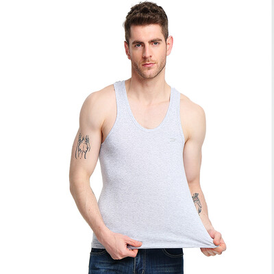 

(CARTELO) Cotton Men's Warp Threads Stretch Slim Мужская вышивка T-Shirt KDLBX002 Grey XL