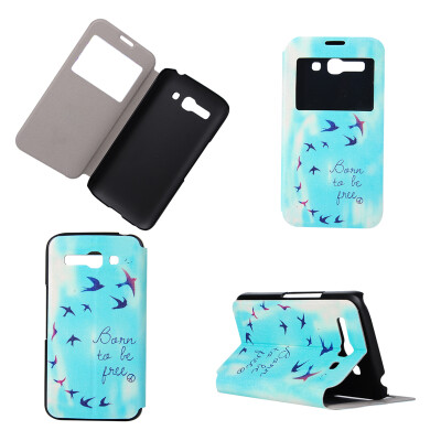 

Flying Birds Sky Design PU кожа флип Обложка Кошелек Карты Держатель чехол для Alcatel One Touch Pop C9