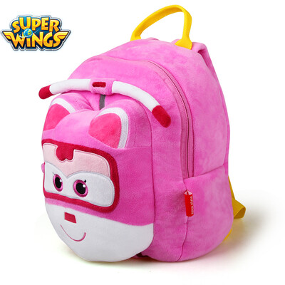 

Super Fei Xia school bag primary school students plush bag kindergarten bag music Le small love cool children bag school boys&girls bag BS0034 pink little love